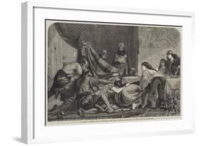 Esther's Banquet-Edward Armitage-Framed Giclee Print