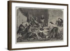 Esther's Banquet-Edward Armitage-Framed Giclee Print