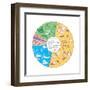 Estimated Number of known Living Species. Biosphere, Earth Sciences-Encyclopaedia Britannica-Framed Art Print