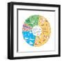 Estimated Number of known Living Species. Biosphere, Earth Sciences-Encyclopaedia Britannica-Framed Art Print