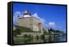 Estonia, Narva, 13th Century Castle on Narva River-null-Framed Stretched Canvas