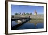 Estonia, Saaraa County, Saaremaa Island, Kuressaare, Kuressaare Episcopal Castle, Moat-null-Framed Giclee Print