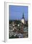 Estonia, Tallinn, Historic Centre, Vanalinn, St Nicholas' Church and Toompea Hill-null-Framed Giclee Print