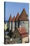 Estonia, Tallinn, Historic Centre, Vanalinn, Walled Lower Town-null-Stretched Canvas