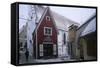 Estonia, Tallinn, Old Town, Vanalinn, Sajakang Street, Vene Tanav-null-Framed Stretched Canvas