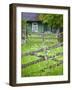 Estonia, Western Estonia Islands, Muhu Island, Koguva, Muhu Open Air Museum, Gate-Walter Bibikow-Framed Photographic Print