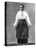 Estonian Woman in Traditional Dress, 1936-null-Stretched Canvas