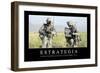 Estrategia. Cita Inspiradora Y Póster Motivacional-null-Framed Photographic Print