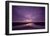 Estuarine River Inlet Running across Mudflats at Dawn, Morecambe Bay, Cumbria, UK, February-Peter Cairns-Framed Photographic Print