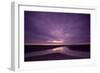 Estuarine River Inlet Running across Mudflats at Dawn, Morecambe Bay, Cumbria, UK, February-Peter Cairns-Framed Photographic Print