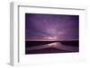 Estuarine River Inlet Running across Mudflats at Dawn, Morecambe Bay, Cumbria, UK, February-Peter Cairns-Framed Photographic Print