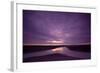 Estuarine River Inlet Running across Mudflats at Dawn, Morecambe Bay, Cumbria, UK, February-Peter Cairns-Framed Photographic Print