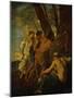 Et in Arcadia Ego, Arcadian Shepherds Try to Decipher the Inscription on an Ancient Sarcophagus-Nicolas Poussin-Mounted Giclee Print