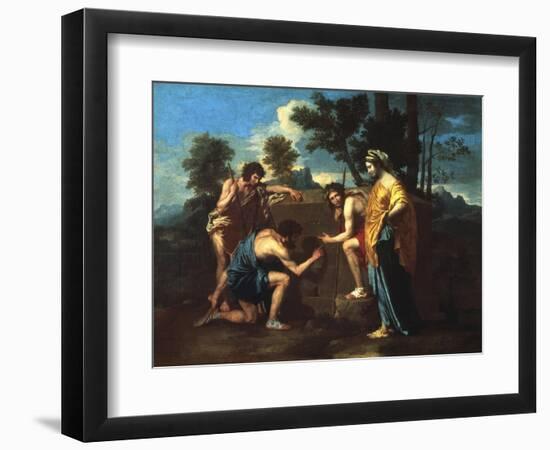 Et in Arcadia Ego, C1650-Nicolas Poussin-Framed Giclee Print