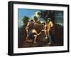 Et in Arcadia Ego, C1650-Nicolas Poussin-Framed Giclee Print