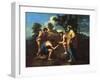 Et in Arcadia Ego, C1650-Nicolas Poussin-Framed Giclee Print