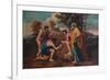 'Et in Arcadia ego (Les bergers d'Arcadie or The Arcadian Shepherds)', 1637-1638, (1911)-Nicolas Poussin-Framed Giclee Print