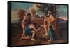 'Et in Arcadia ego (Les bergers d'Arcadie or The Arcadian Shepherds)', 1637-1638, (1911)-Nicolas Poussin-Framed Stretched Canvas