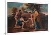 'Et in Arcadia ego (Les bergers d'Arcadie or The Arcadian Shepherds)', 1637-1638, (1911)-Nicolas Poussin-Framed Giclee Print