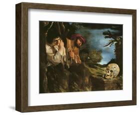 Et in Arcadia Ego-Guercino (Giovanni Francesco Barbieri)-Framed Giclee Print