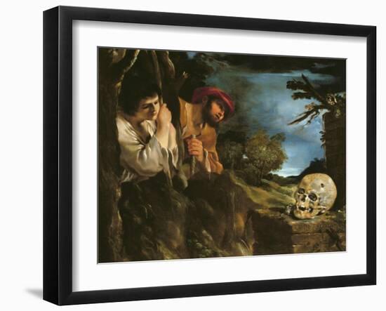 Et in Arcadia Ego-Guercino (Giovanni Francesco Barbieri)-Framed Giclee Print