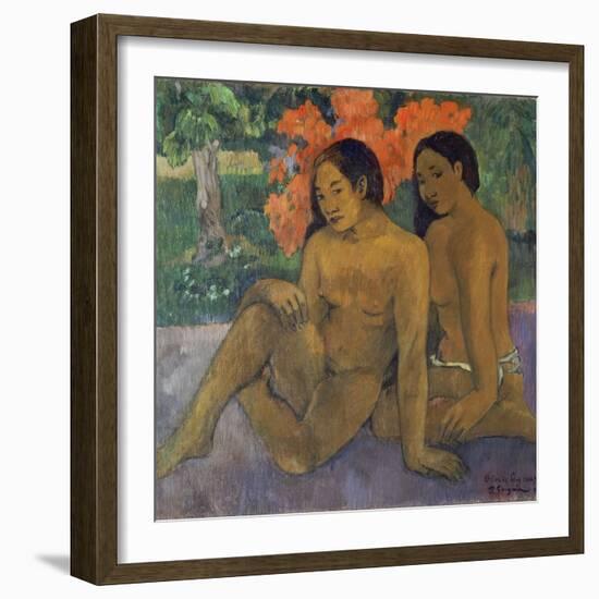 Et L`Or De Leur Corps 1901-Paul Gauguin-Framed Giclee Print