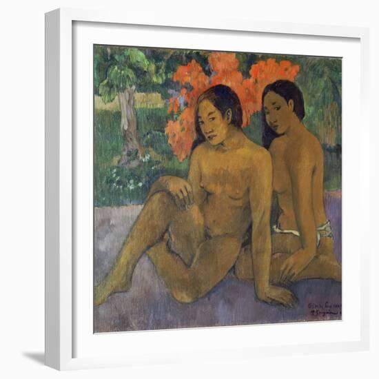 Et L`Or De Leur Corps 1901-Paul Gauguin-Framed Giclee Print