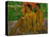 Et l'or de leur corps-and the gold of their bodies. 1901 Canvas, 67 x 76 cm RF 1944-2.-Paul Gauguin-Stretched Canvas