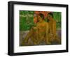 Et l'or de leur corps-and the gold of their bodies. 1901 Canvas, 67 x 76 cm RF 1944-2.-Paul Gauguin-Framed Giclee Print