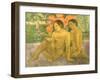 Et l'or de leur corps-Paul Gauguin-Framed Giclee Print