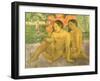 Et l'or de leur corps-Paul Gauguin-Framed Giclee Print