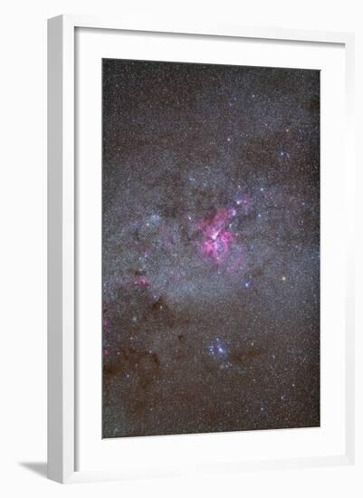 Eta Carinae Nebula Area of the Southern Milky Way-null-Framed Photographic Print