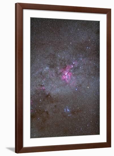 Eta Carinae Nebula Area of the Southern Milky Way-null-Framed Photographic Print