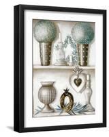 Etagere, Topiaires-Michele Letang-Framed Art Print