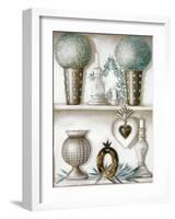 Etagere, Topiaires-Michele Letang-Framed Art Print