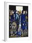 Etain, Helen, Maeve and Fand, Golden Deirdre's Tender Hand'. 'Queens', Nine Glass Panels Acided,…-Harry Clarke-Framed Giclee Print