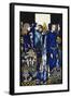 Etain, Helen, Maeve and Fand, Golden Deirdre's Tender Hand'. 'Queens', Nine Glass Panels Acided,…-Harry Clarke-Framed Giclee Print