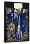 Etain, Helen, Maeve and Fand, Golden Deirdre's Tender Hand'. 'Queens', Nine Glass Panels Acided,…-Harry Clarke-Framed Stretched Canvas