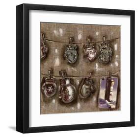 Etandages et Moufles-Myriam Berthoud-Framed Art Print