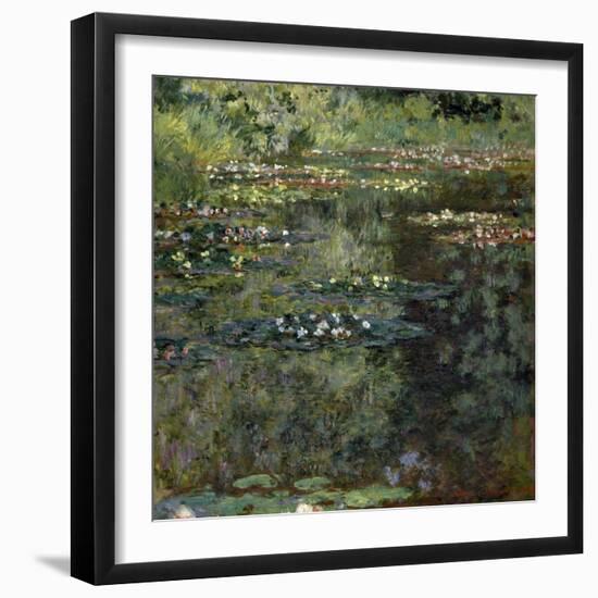 Etang Aux Nympheas, Pond with Water Lillies-Claude Monet-Framed Giclee Print