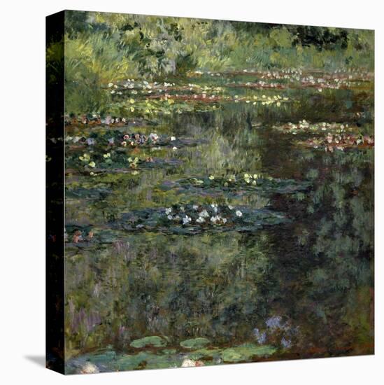 Etang Aux Nympheas, Pond with Water Lillies-Claude Monet-Stretched Canvas