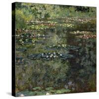 Etang Aux Nympheas, Pond with Water Lillies-Claude Monet-Stretched Canvas