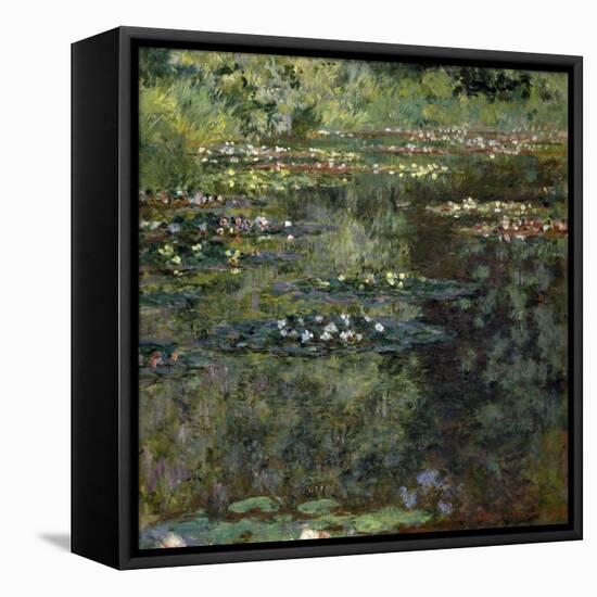 Etang Aux Nympheas, Pond with Water Lillies-Claude Monet-Framed Stretched Canvas