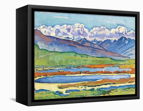 Etang Long Crans-Montana, 1915-Ferdinand Hodler-Framed Stretched Canvas