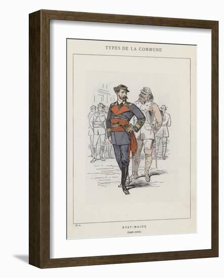 Etat-Major, Comite Central-Charles Albert d'Arnoux Bertall-Framed Giclee Print