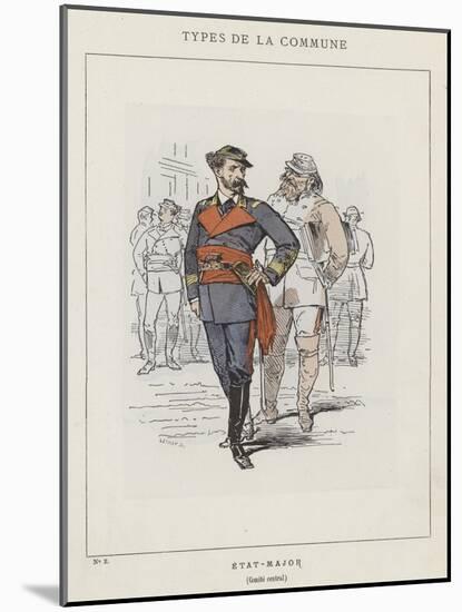 Etat-Major, Comite Central-Charles Albert d'Arnoux Bertall-Mounted Giclee Print