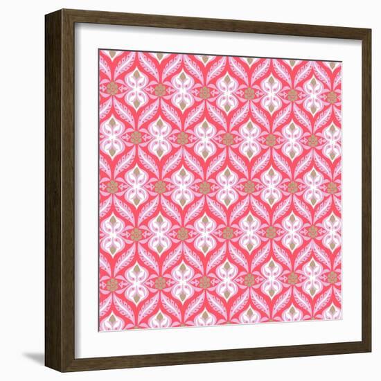 Etched Nouveau-null-Framed Giclee Print