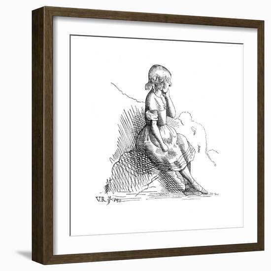 Etching by Queen Victoria, 1840-null-Framed Giclee Print