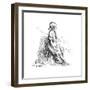 Etching by Queen Victoria, 1840-null-Framed Giclee Print