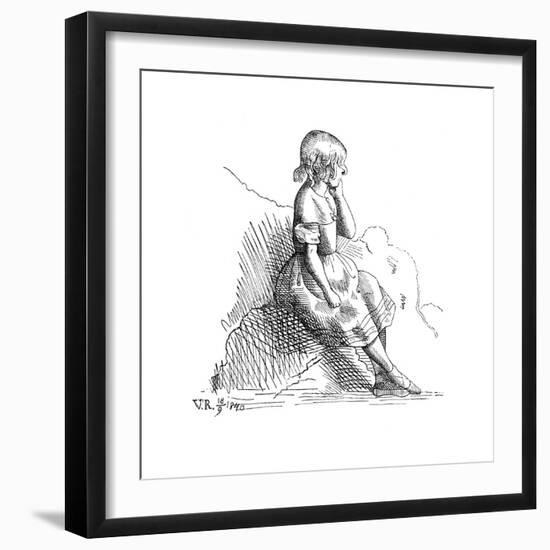 Etching by Queen Victoria, 1840-null-Framed Giclee Print